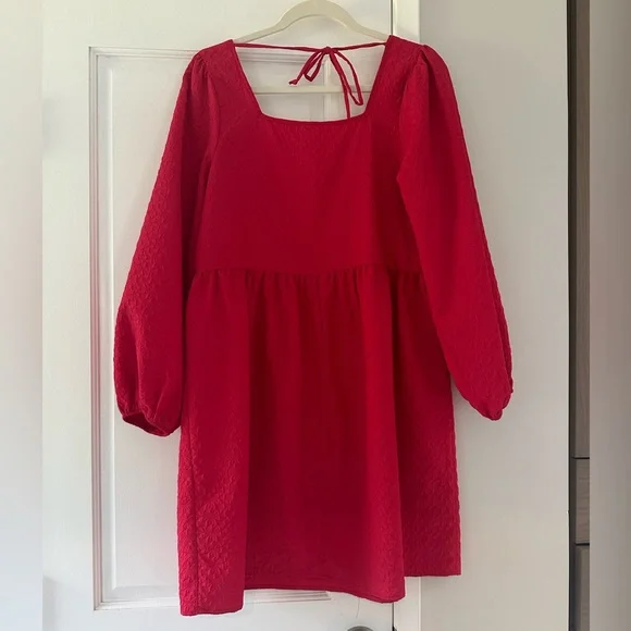Anthropologie Amadi Esther Mini Red Dress - Picture 7 of 14